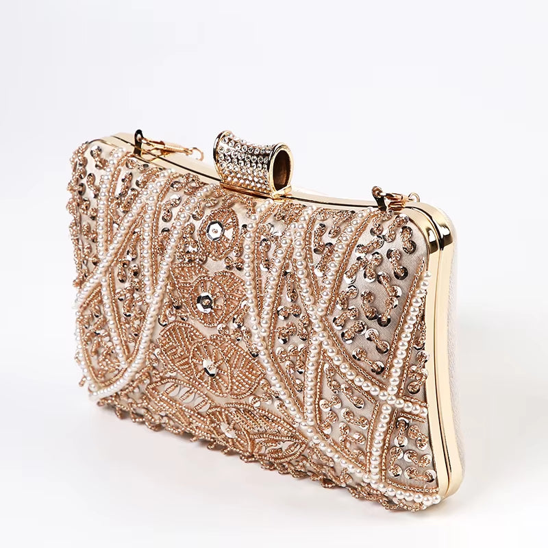 Pearl Clutch – Luxury Handmade Party Bag!