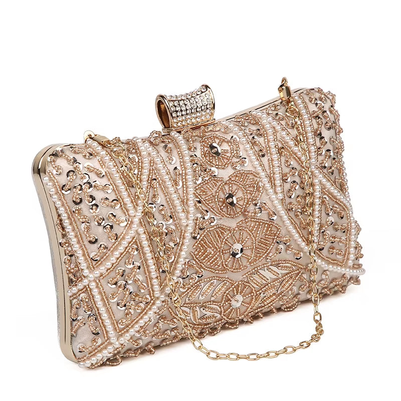 Pearl Clutch – Luxury Handmade Party Bag!