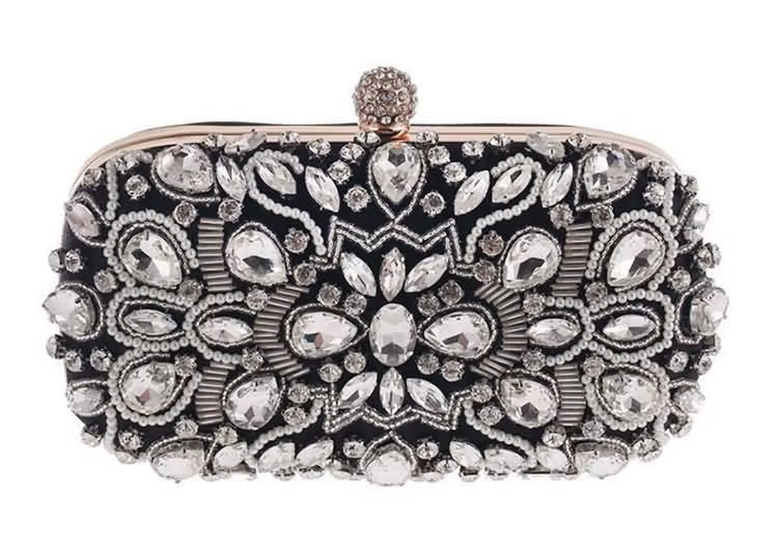  Luxury Pearl & Diamond Evening Purse!