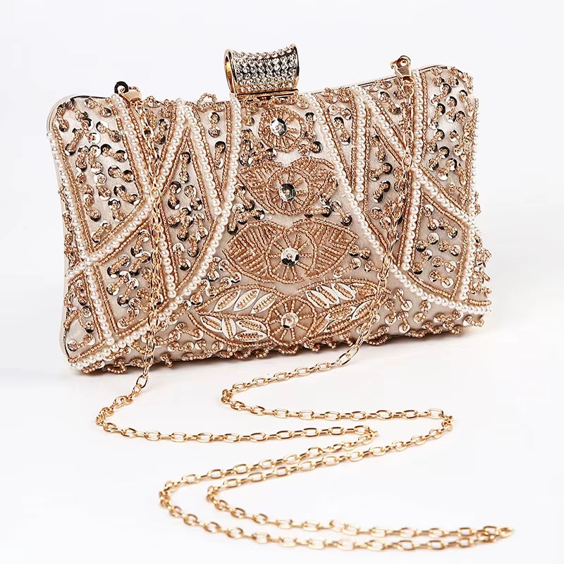 Pearl Clutch – Luxury Handmade Party Bag!