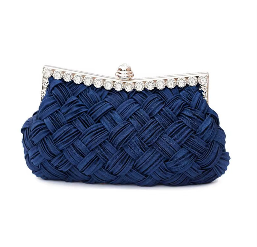 Hot Spring Evening Bag – Elegant Weave Clutch for Women!