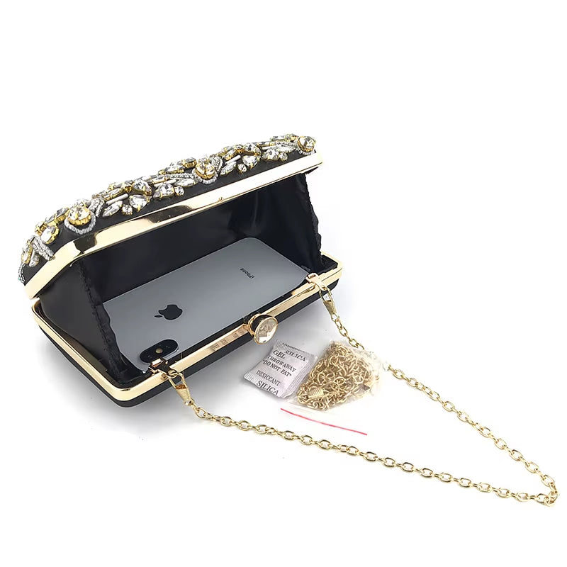 Luxury Diamond Rhinestone Clutch 