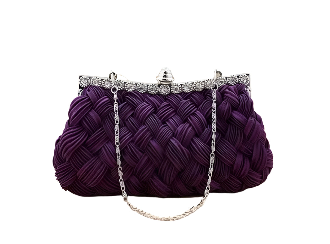 Hot Spring Evening Bag – Elegant Weave Clutch for Women!