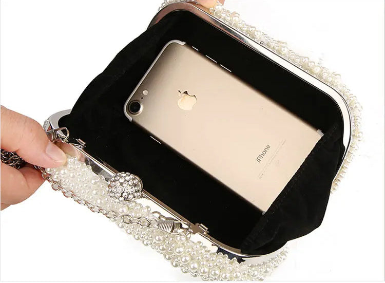 Pearl Clutch Bags for Women – Elegant Evening Bags for Parties & Weddings!