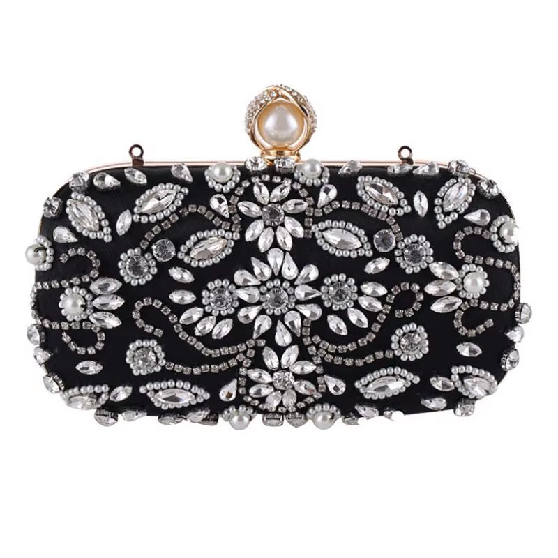  Luxury Pearl & Diamond Evening Purse!