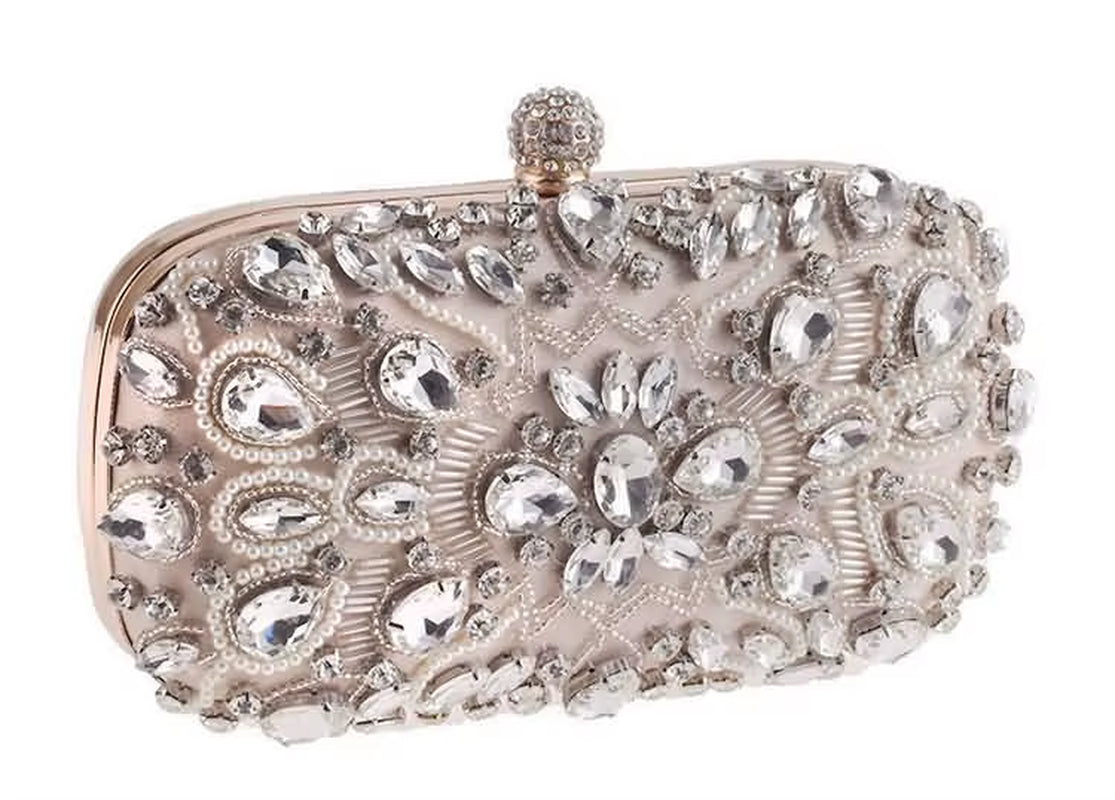  Luxury Pearl & Diamond Evening Purse!