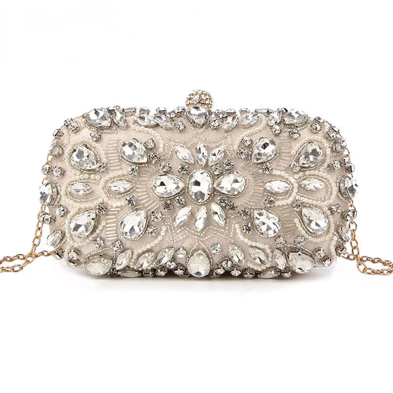  Luxury Pearl & Diamond Evening Purse!