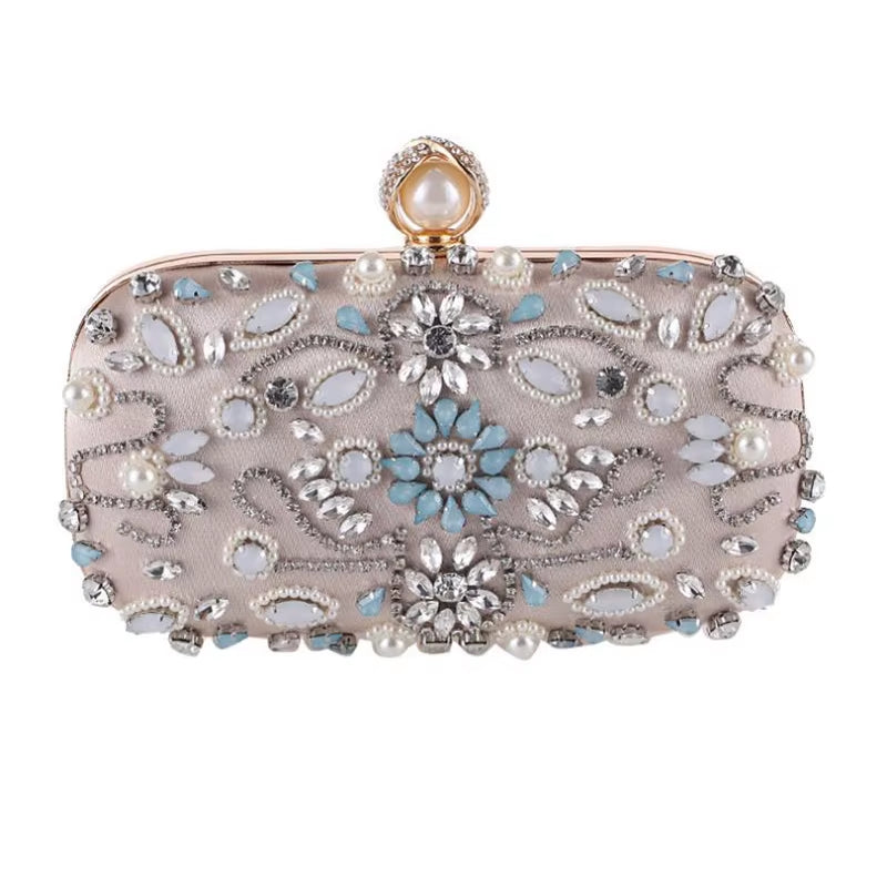  Luxury Pearl & Diamond Evening Purse!