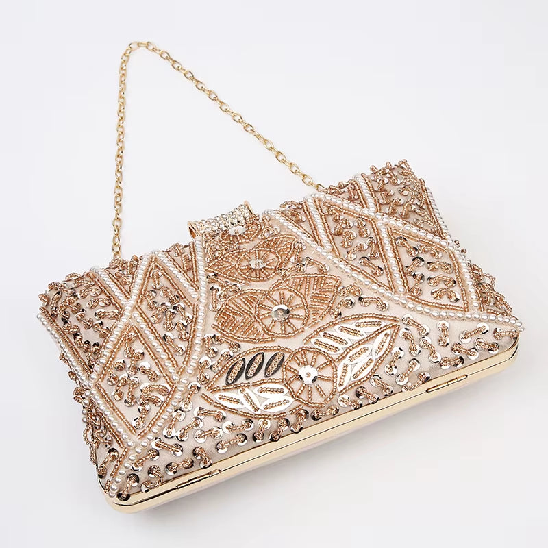 Pearl Clutch – Luxury Handmade Party Bag!