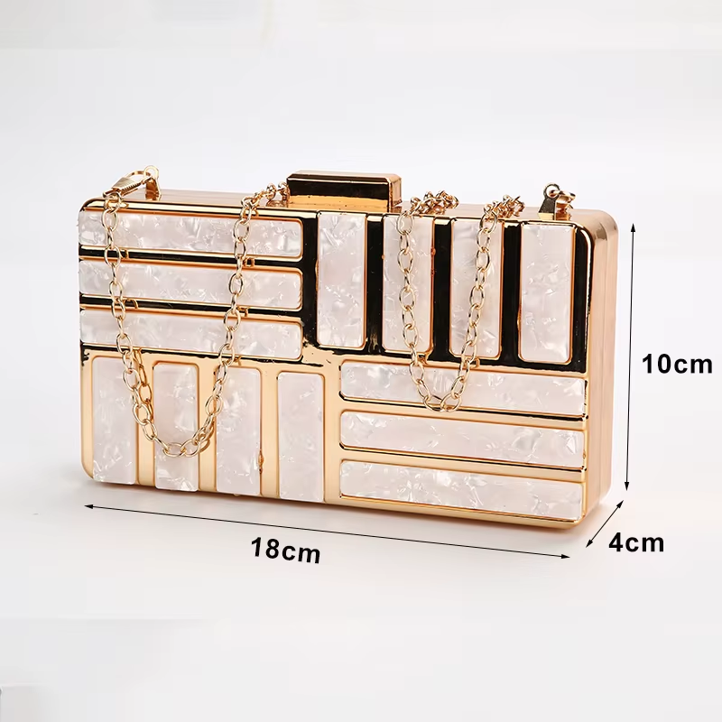 Women's Acrylic Clutch Bag – Elegant Evening Bag for Every Occasion!