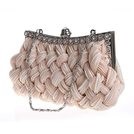 Hot Spring Evening Bag – Elegant Weave Clutch for Women!