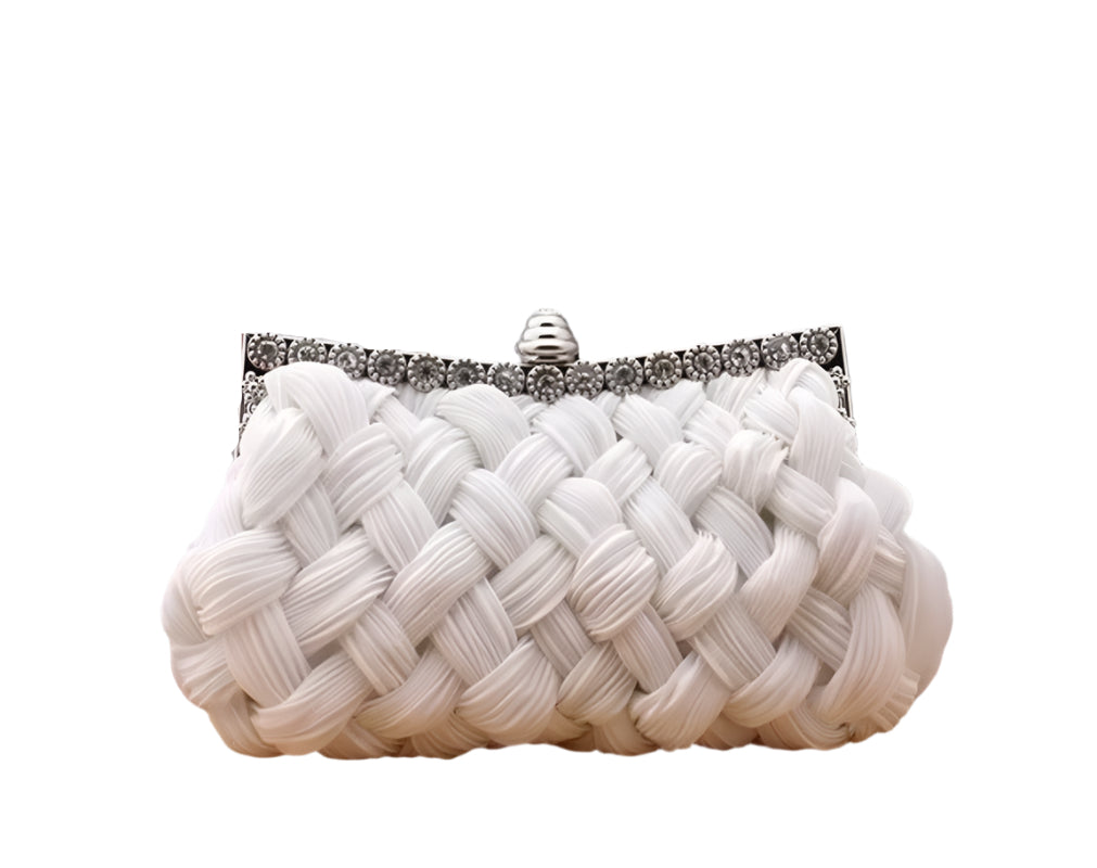 Hot Spring Evening Bag – Elegant Weave Clutch for Women!