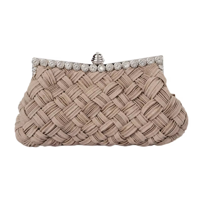 Hot Spring Evening Bag – Elegant Weave Clutch for Women!