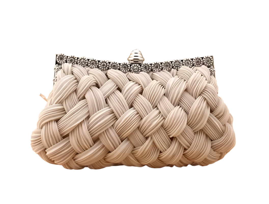 Hot Spring Evening Bag – Elegant Weave Clutch for Women!